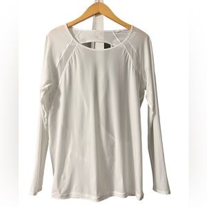 Lululemon If You’re Lucky Long Sleeve Tee White